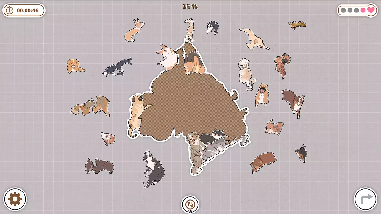 挤在一起的狗狗-Dogs Huddled Together-游戏截图-好玩游戏库