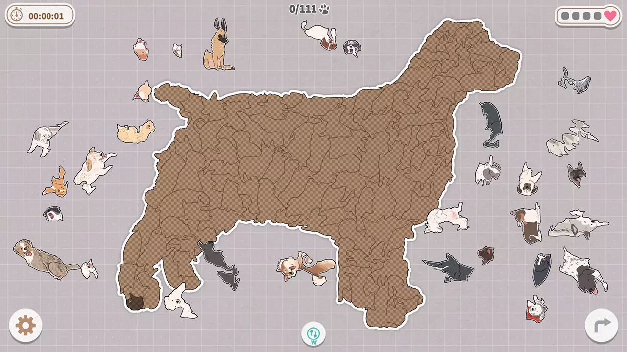 挤在一起的狗狗-Dogs Huddled Together-游戏截图-好玩游戏库