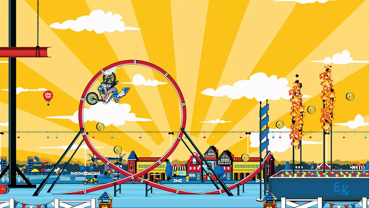 埃维尔·克尼维尔-Evel Knievel-游戏截图-好玩游戏库