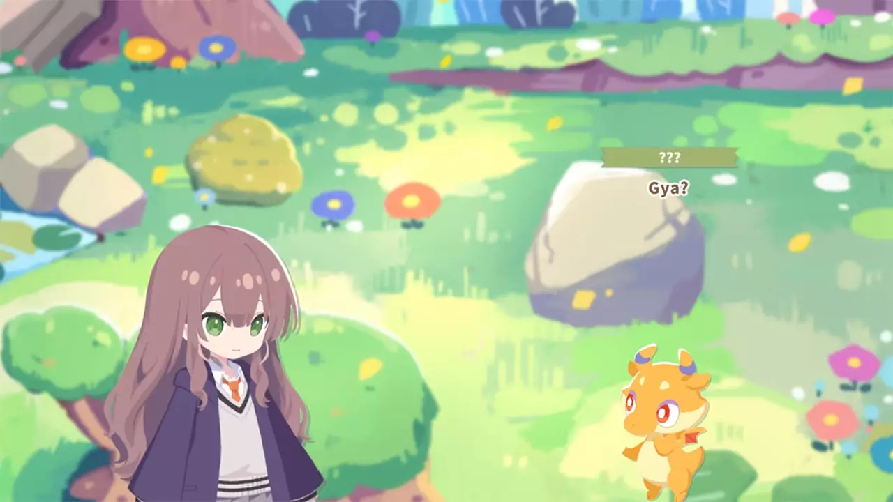 小龙与少女的邂逅-Monpic: The Hatchling Meets a Girl-游戏截图-好玩游戏库