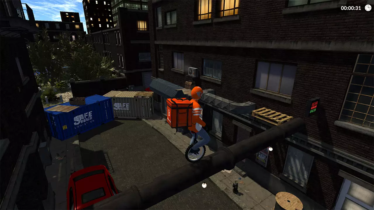 独轮车披萨时间！-Unicycle Pizza Time!-游戏截图-好玩游戏库