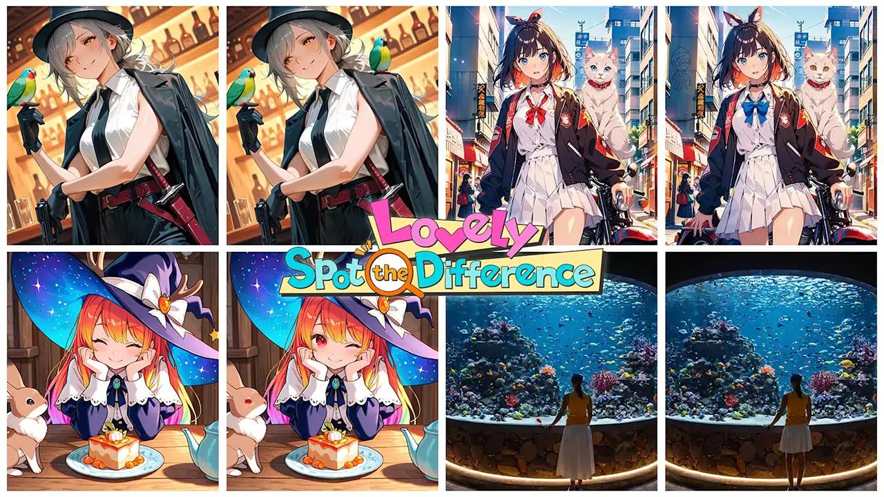 可爱找不同-Lovely Spot the Difference-游戏截图-好玩游戏库