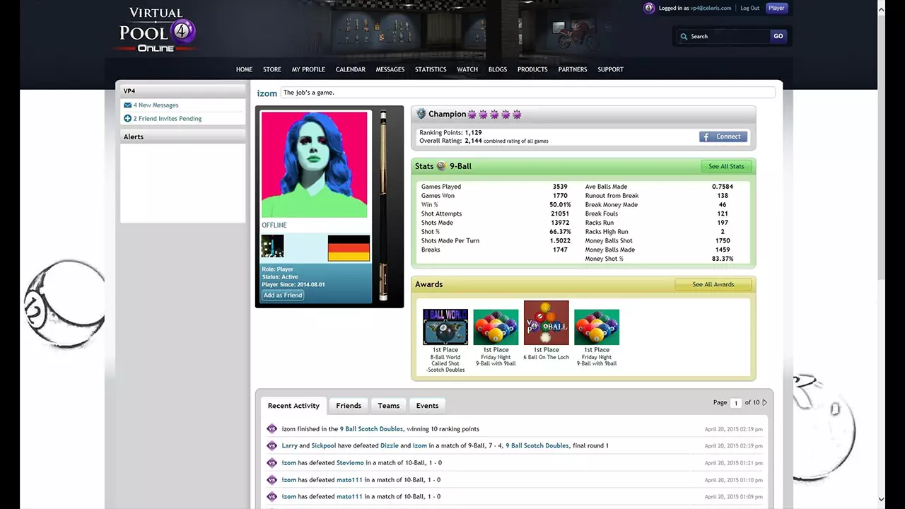 虚拟桌球 4-Virtual Pool 4-游戏截图-好玩游戏库