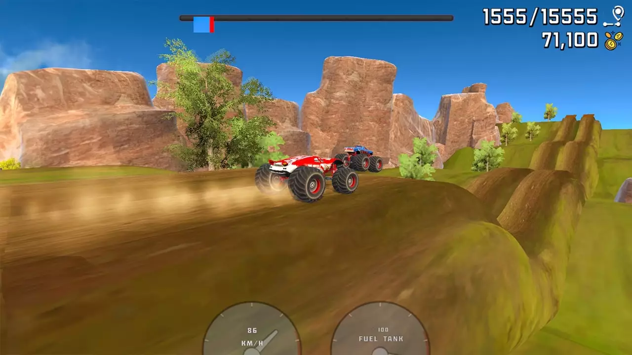 怪兽卡车狂飙竞速-Monster Ramp Racing-游戏截图-好玩游戏库