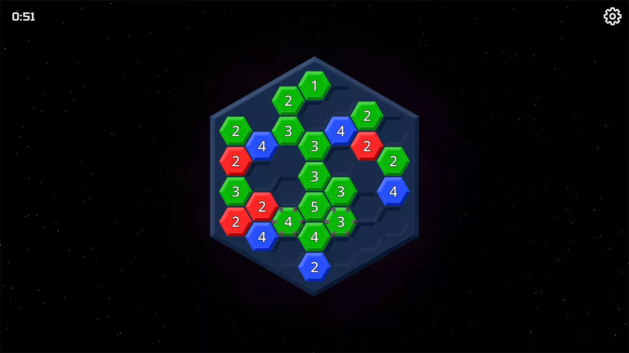 六元互联-Hexiom-游戏截图-好玩游戏库