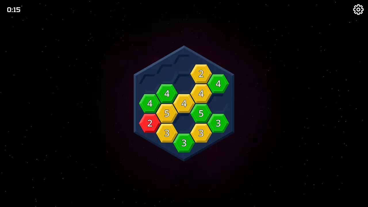 六元互联-Hexiom-游戏截图-好玩游戏库