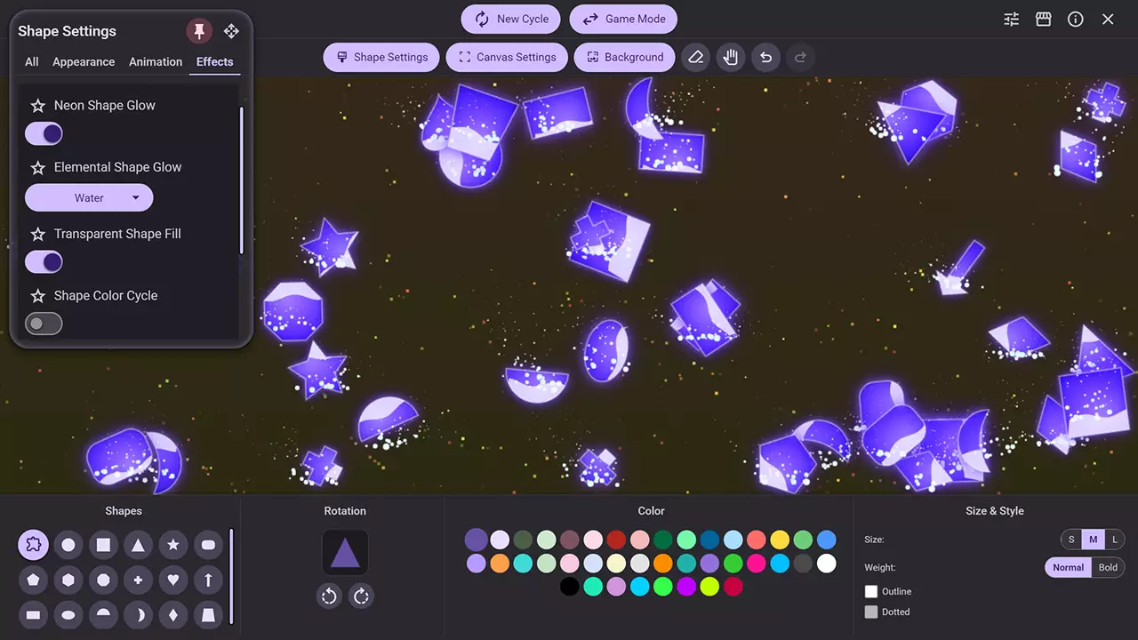 瞬态艺术：形态织者-Ephemeral Art: Shapeweaver-游戏截图-好玩游戏库