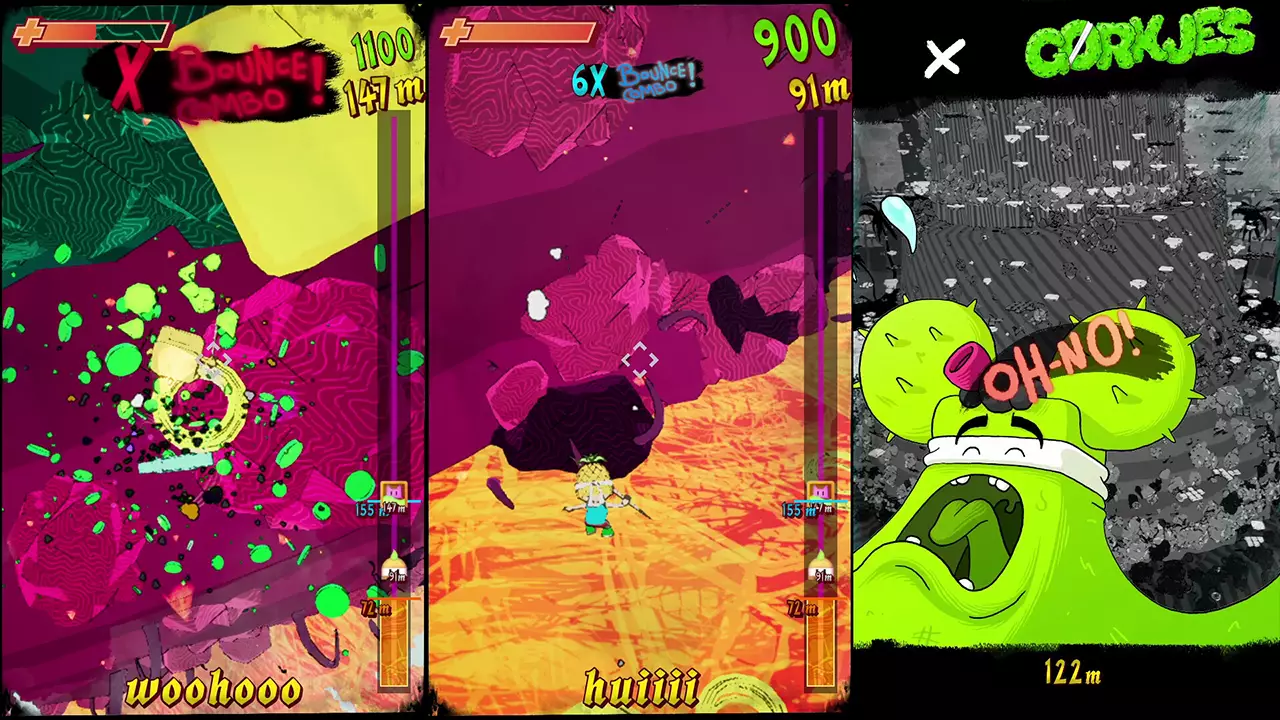 鲶鱼四人行：火山大冒险-GØRKJES - finger food fighting-游戏截图-好玩游戏库