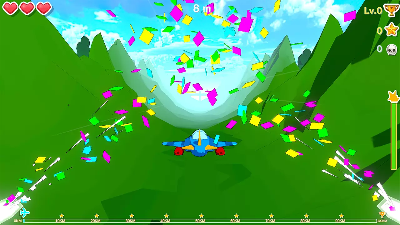 天际追逐者-Fly Over! 100KM! Mountains!-游戏截图-好玩游戏库