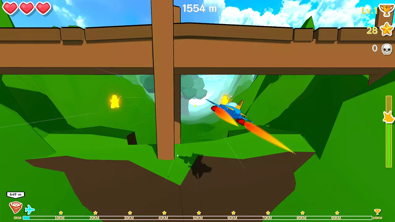 天际追逐者-Fly Over! 100KM! Mountains!-游戏截图-好玩游戏库