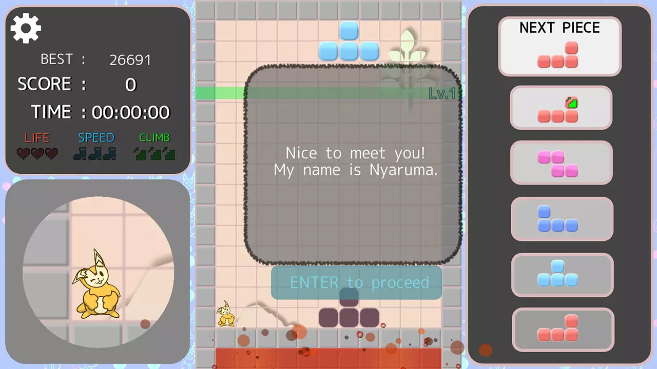 攀爬吧！喵鲁玛-Climb! NYARUMA Action Puzzle-游戏截图-好玩游戏库