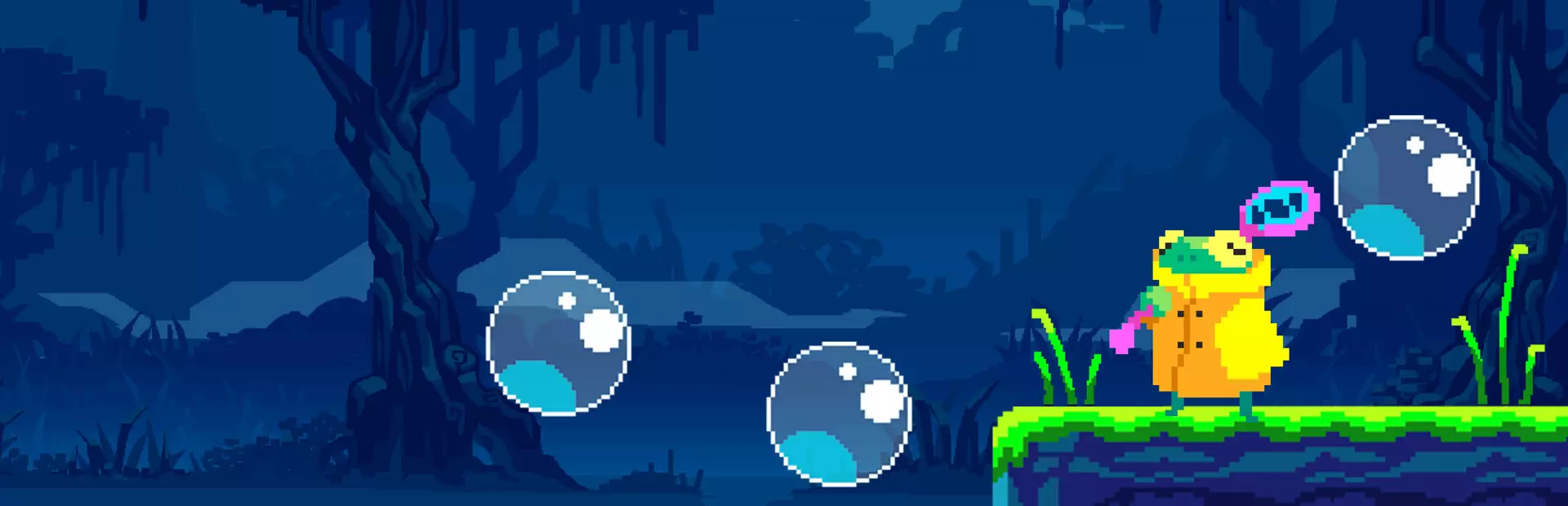 阿努拉：泡泡蛙的沼泽穿越记