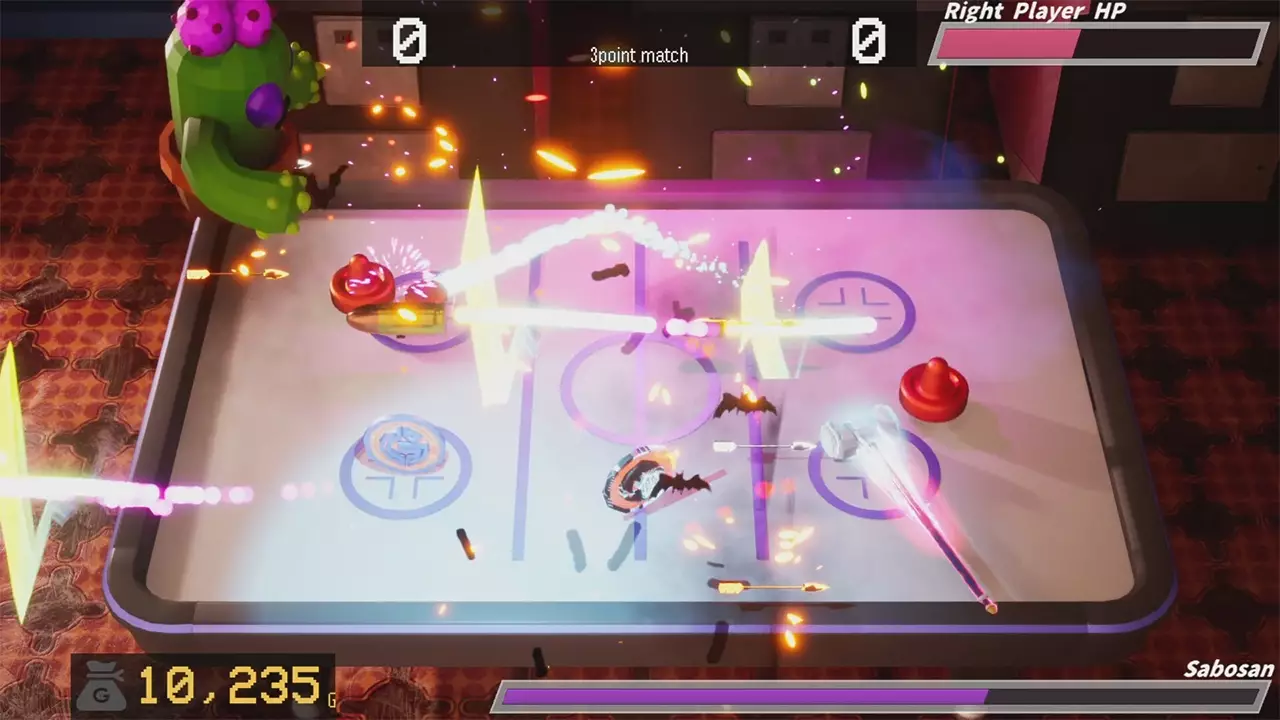 炫金冰球：财富对决-Get Rich with Air Hockey! — Earn more coins with each hit. —-游戏截图-好玩游戏库