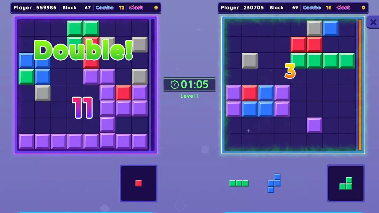 方块对战：即时消除竞技-Block Clash-游戏截图-好玩游戏库