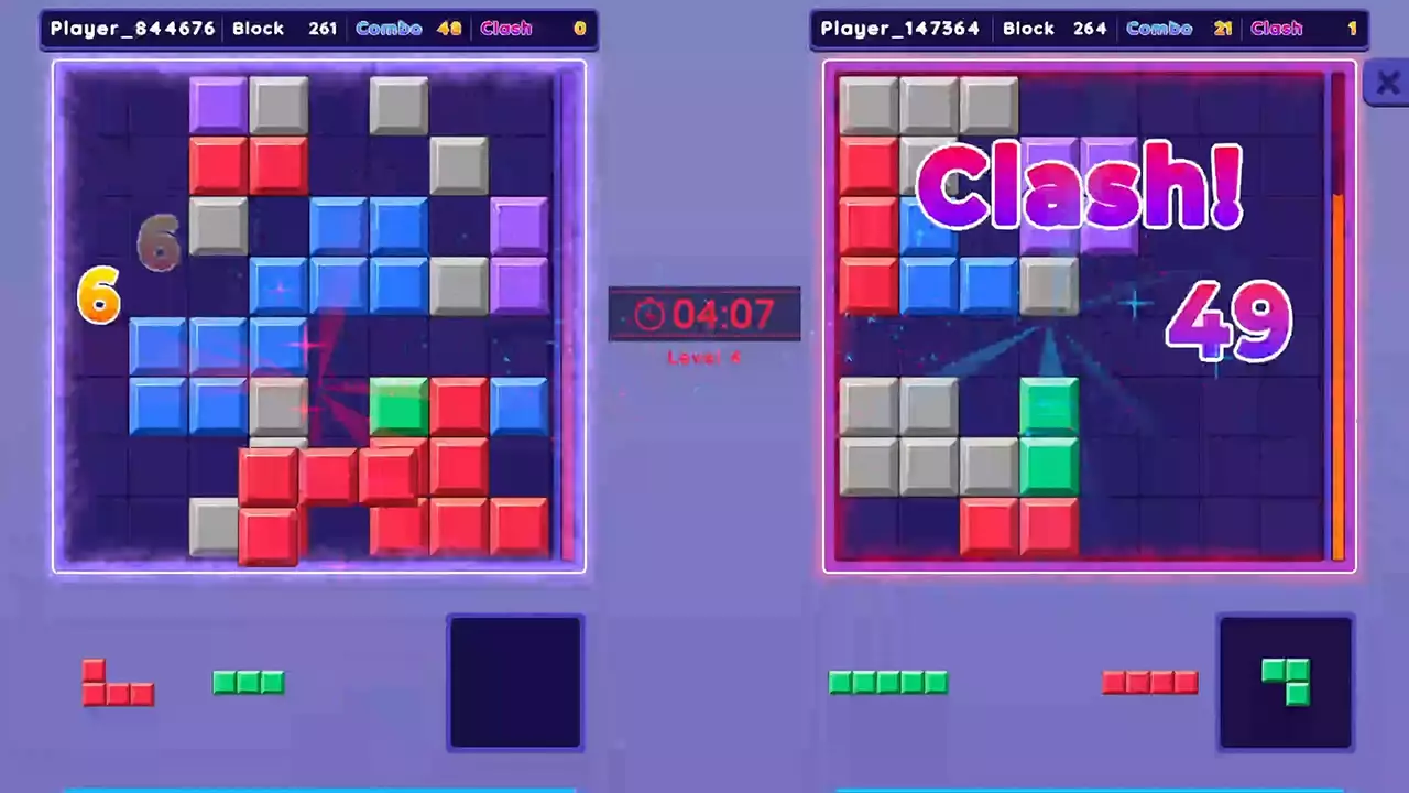 方块对战：即时消除竞技-Block Clash-游戏截图-好玩游戏库