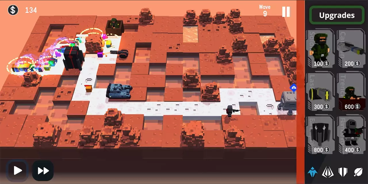 方块防御战-Qubicks-游戏截图-好玩游戏库