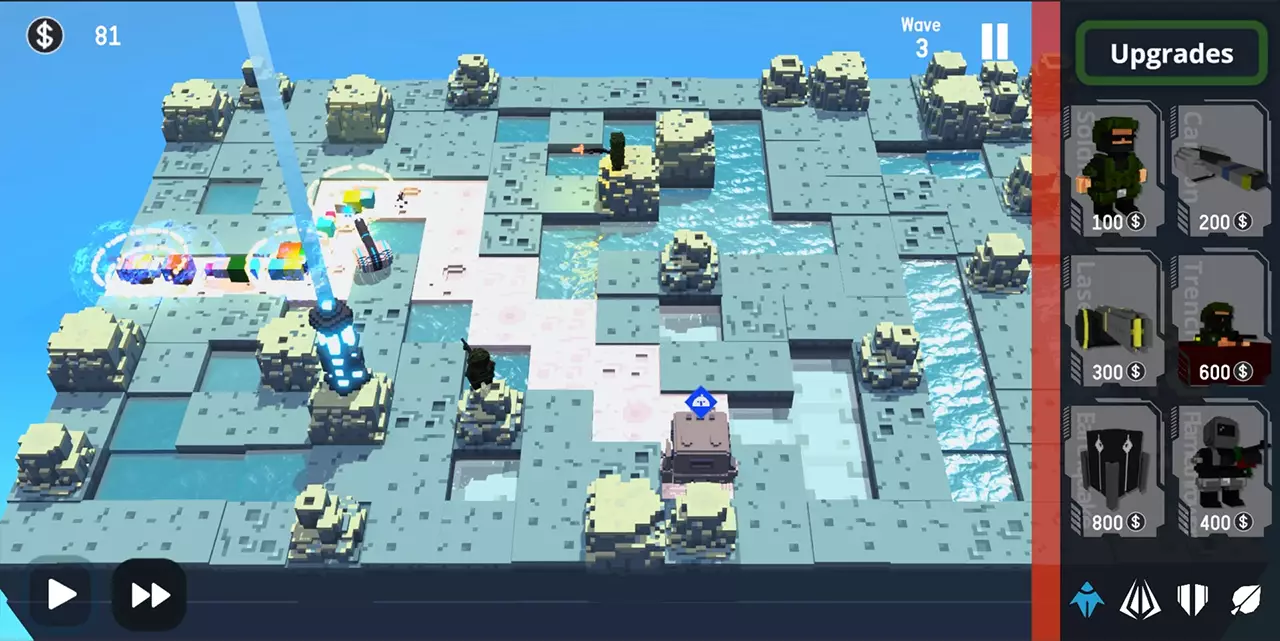 方块防御战-Qubicks-游戏截图-好玩游戏库