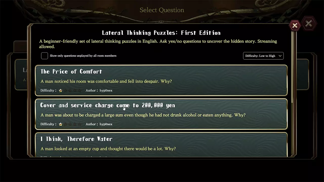 共探思维谜局-Lateral Thinking Together-游戏截图-好玩游戏库