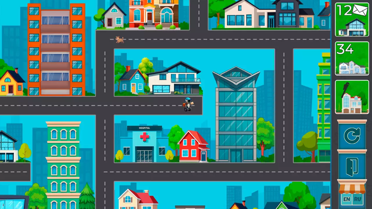 铁邮差之旅-Robot-Mail Rush-游戏截图-好玩游戏库