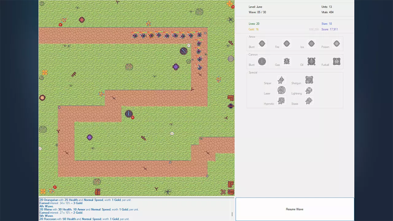 兽潮防御战-Fluffy Tower Defense-游戏截图-好玩游戏库