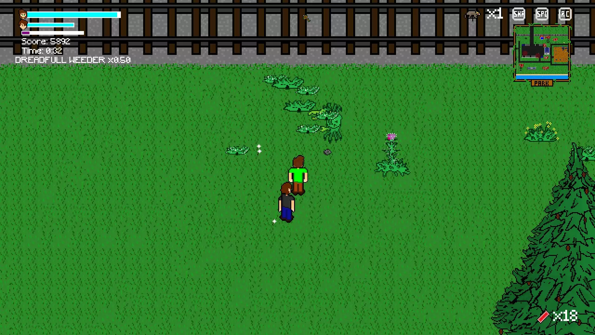 -Weed Wacker Warrior-游戏截图-好玩游戏库