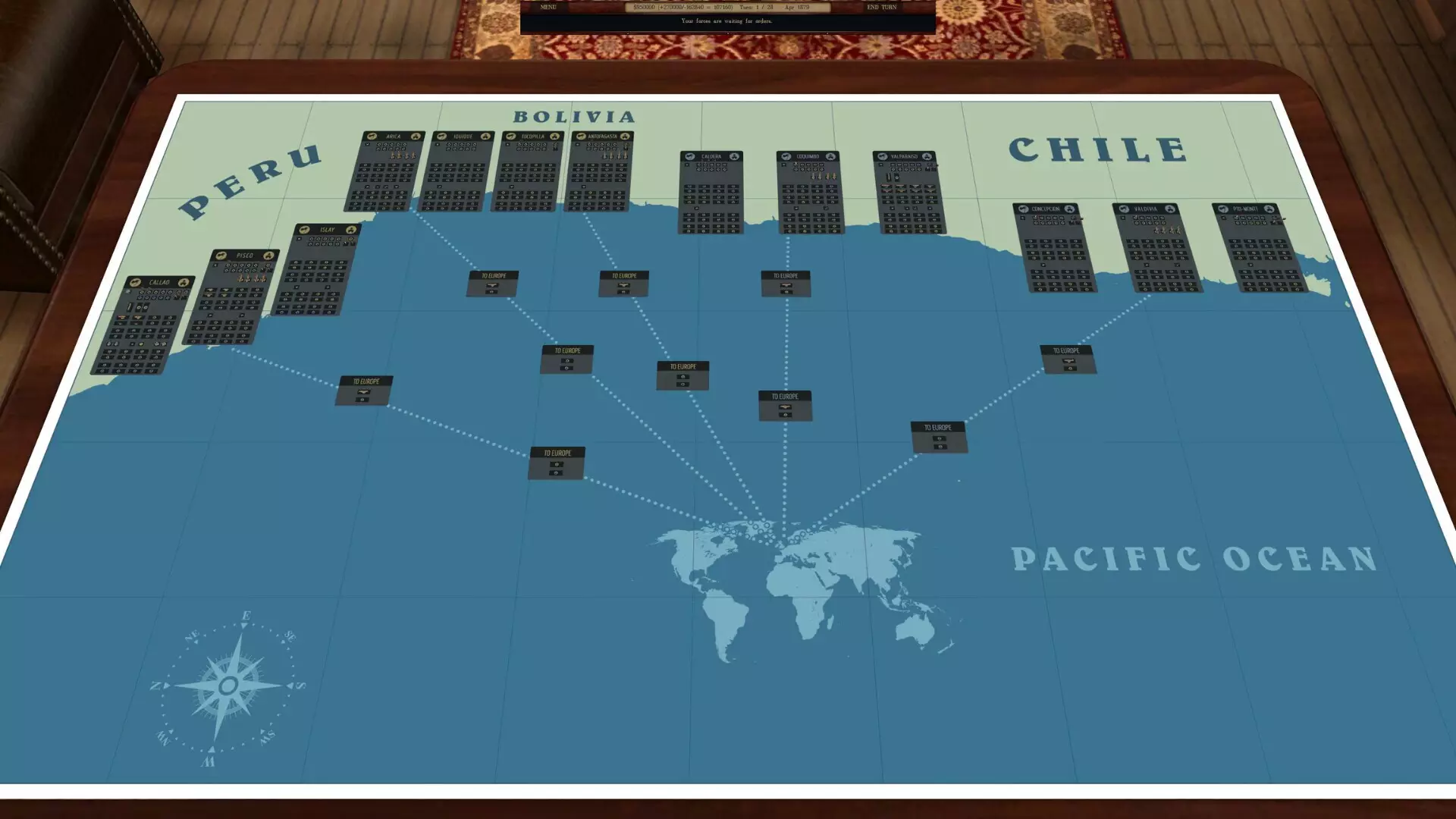 Clad in Iron: War of The Pacific 1879