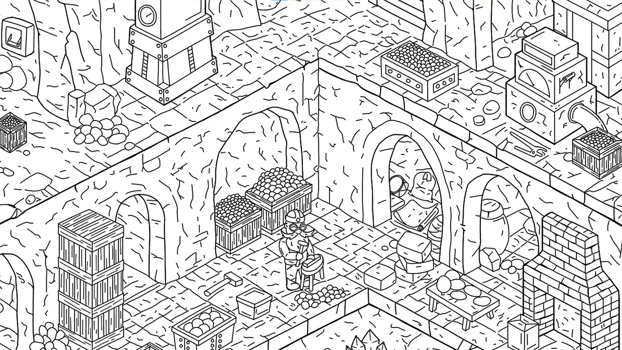 矿洞寻猫记-Find Meow in Dwarf Mines-游戏截图-好玩游戏库