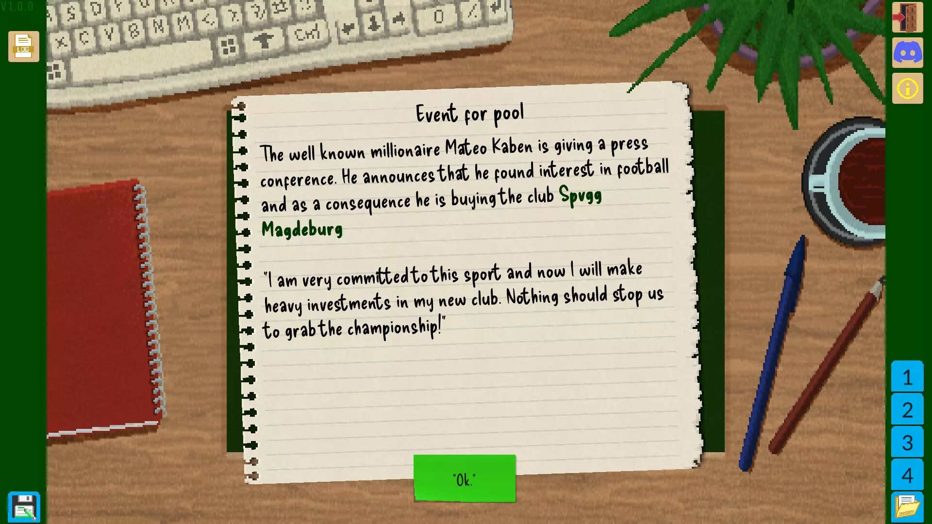 -Boeckham's Football Manager-游戏截图-好玩游戏库