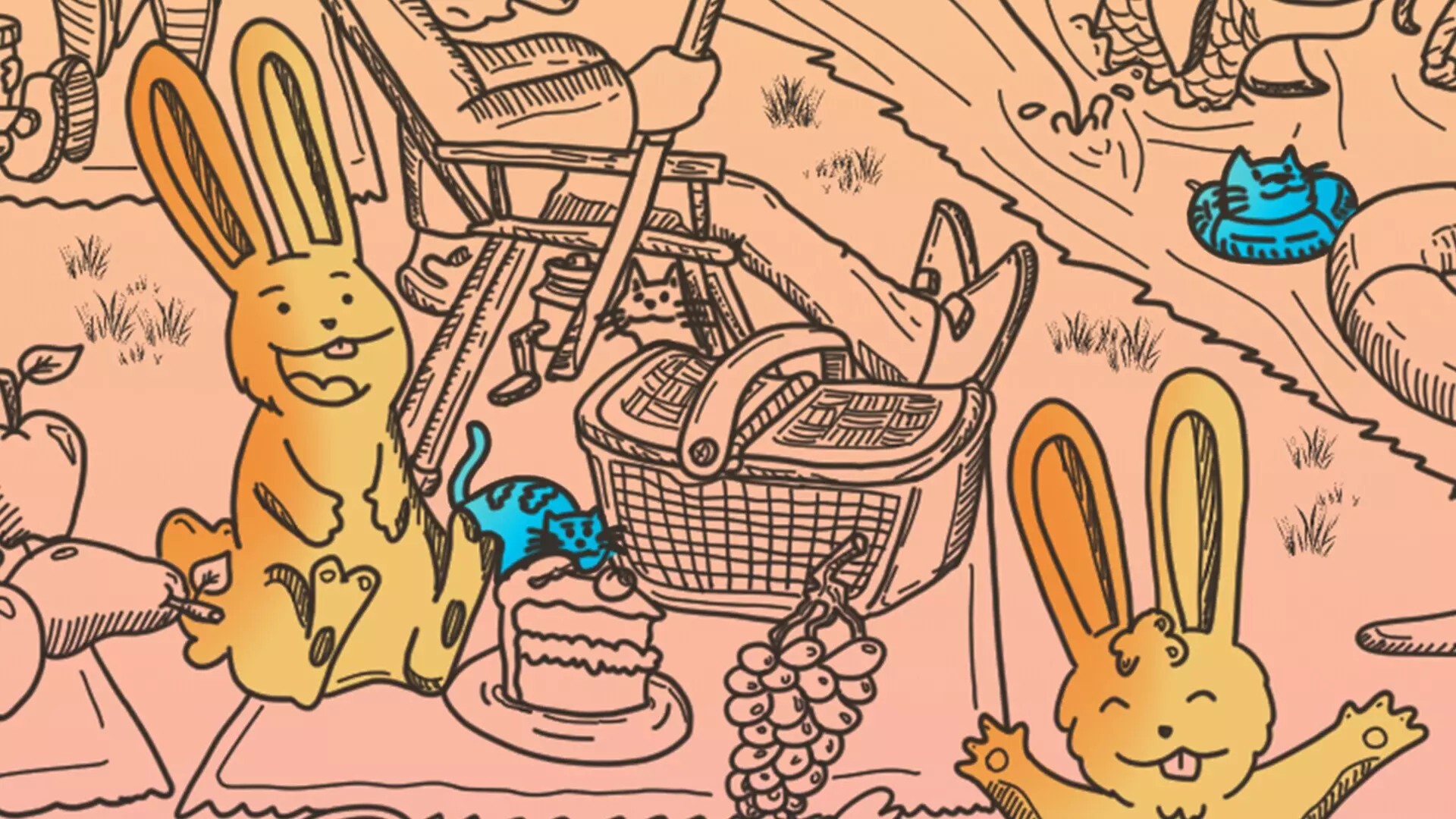 -Hidden Cats - Easter-游戏截图-好玩游戏库