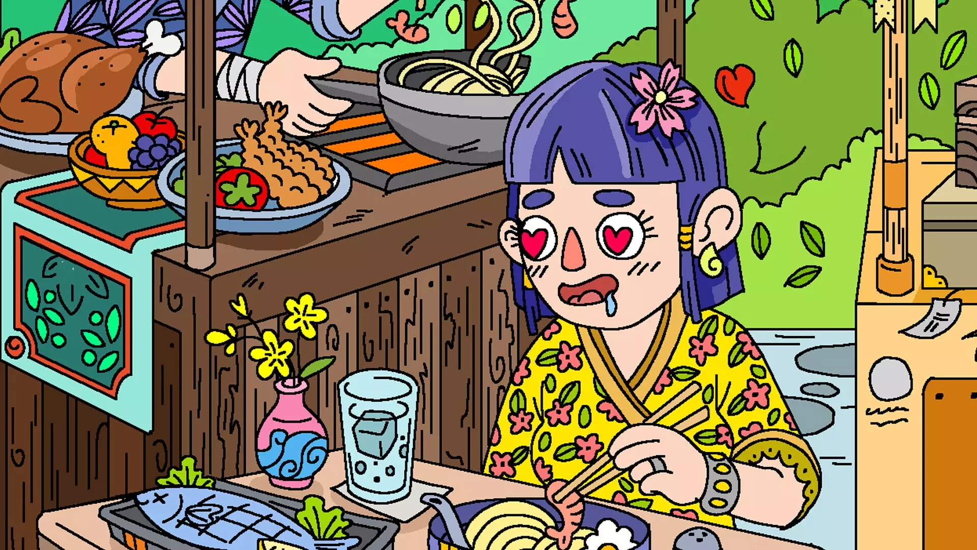 -100 Cats Lost In Japan Find & Color-游戏截图-好玩游戏库