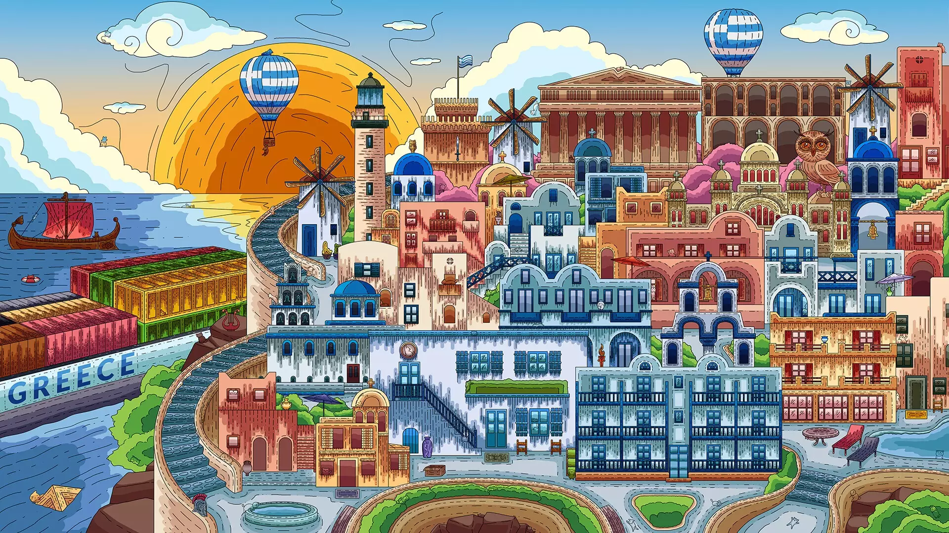 -100 Greece Cats-游戏截图-好玩游戏库