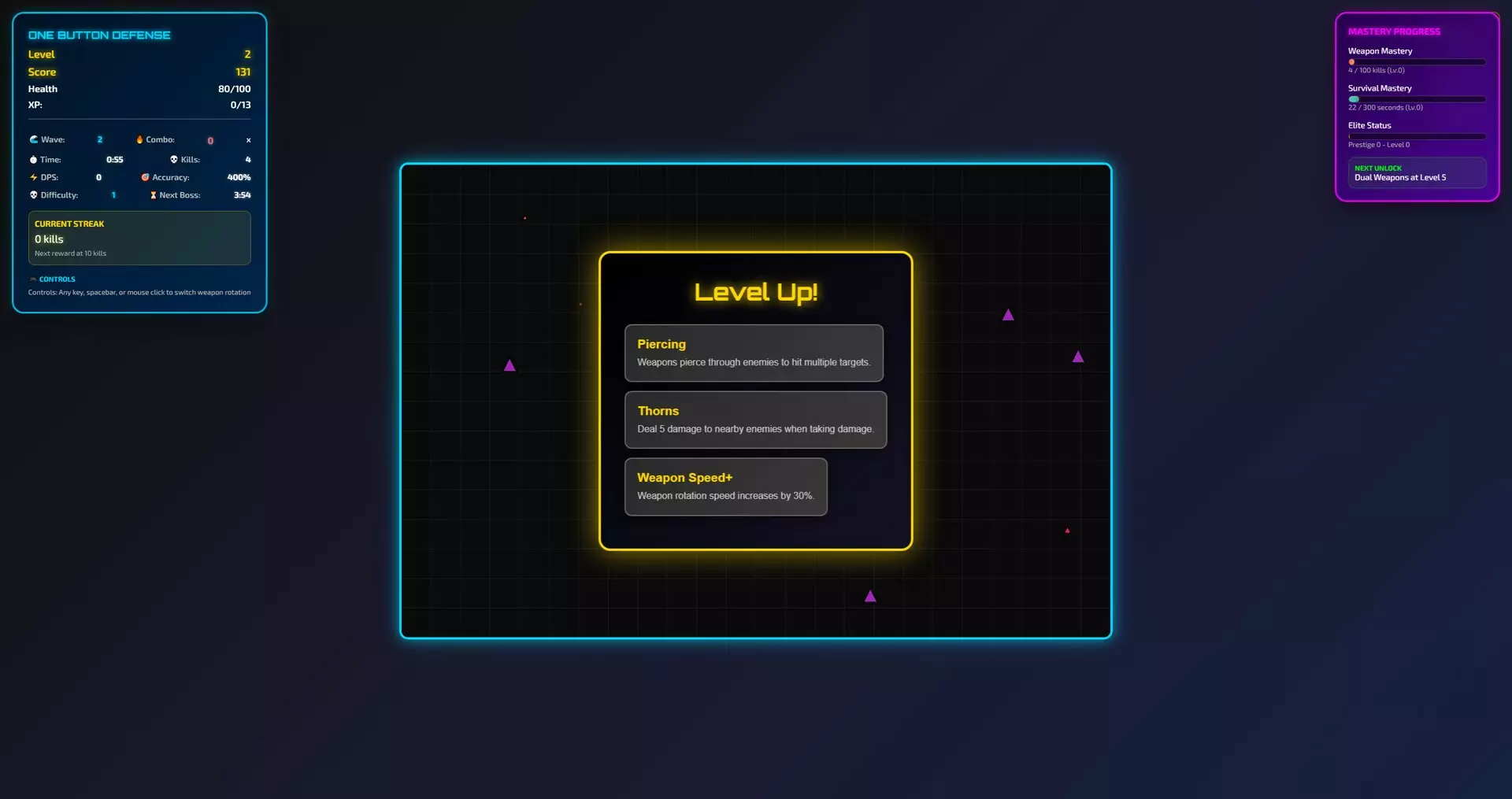 -One Button Defense-游戏截图-好玩游戏库