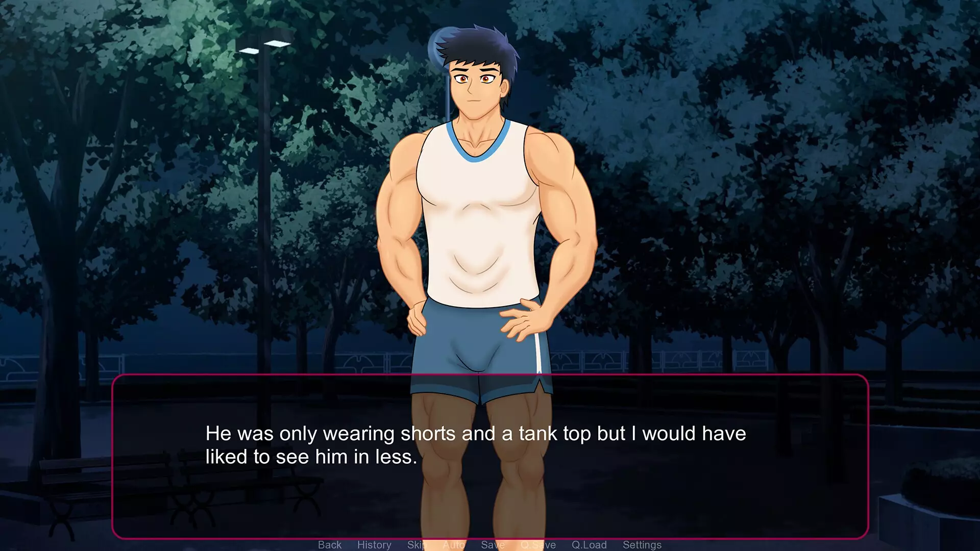 -Meeting a Hunk in the Park-游戏截图-好玩游戏库