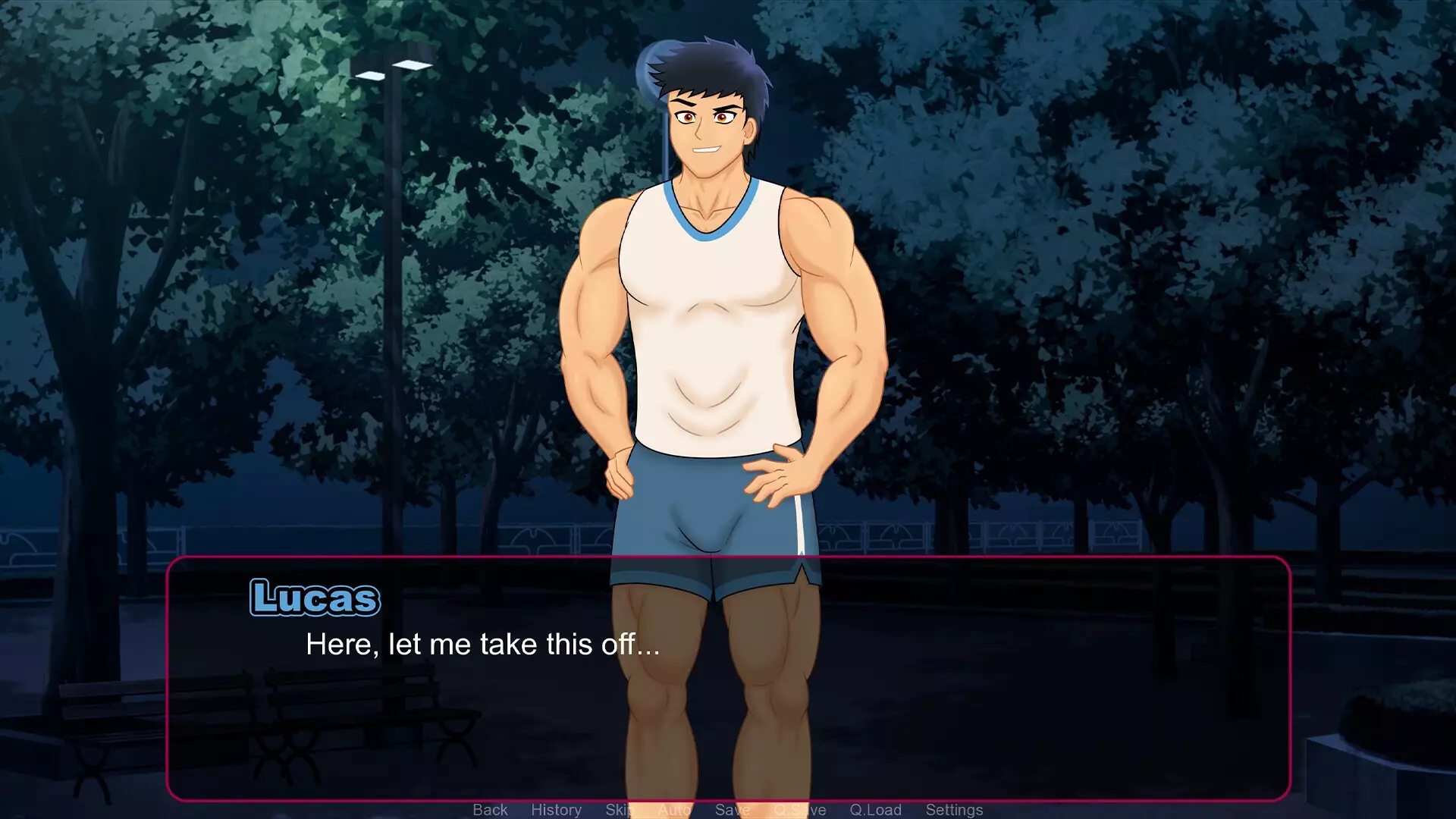 -Meeting a Hunk in the Park-游戏截图-好玩游戏库