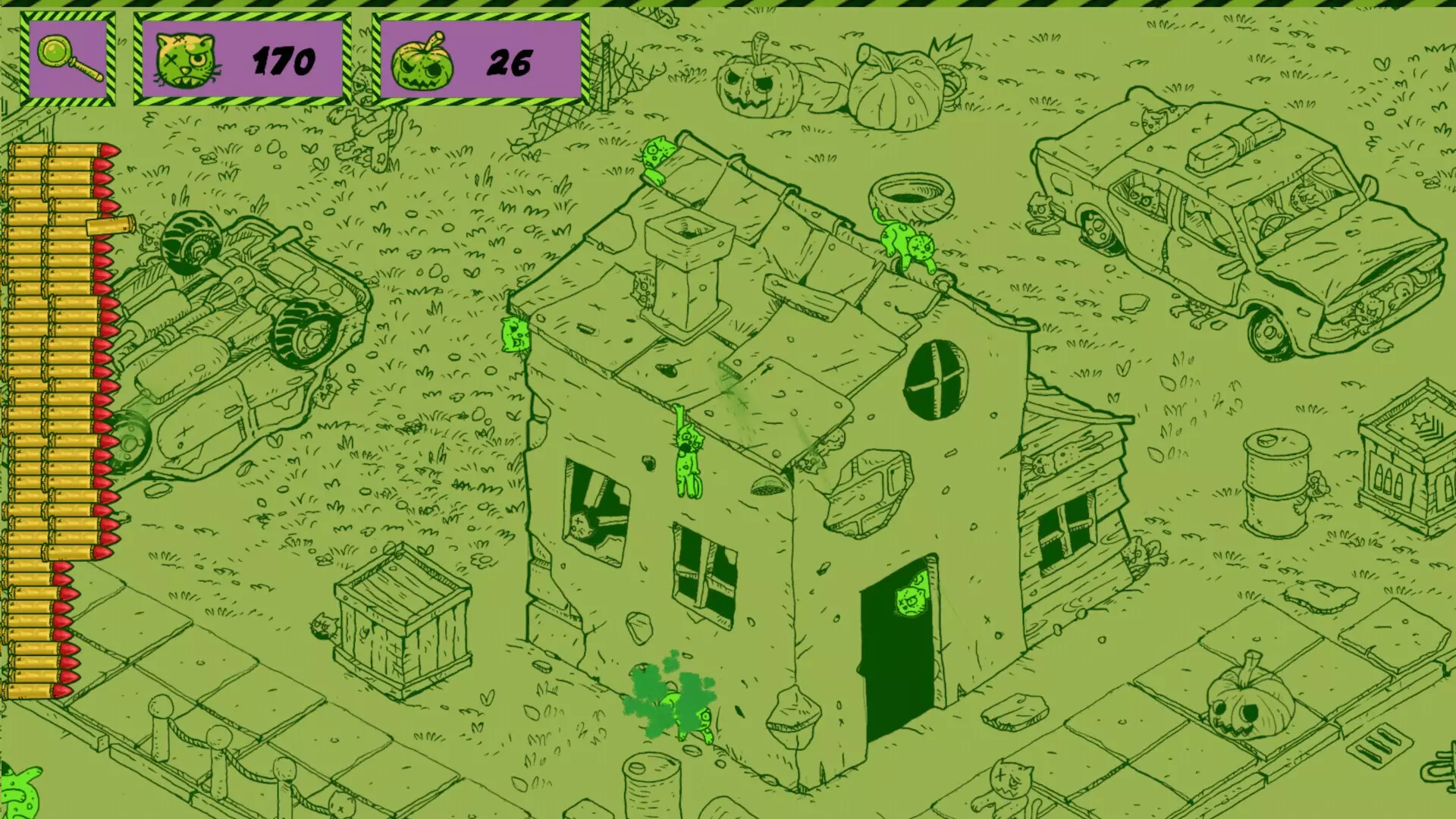 -Hidden Cats: Zombie Hunter-游戏截图-好玩游戏库