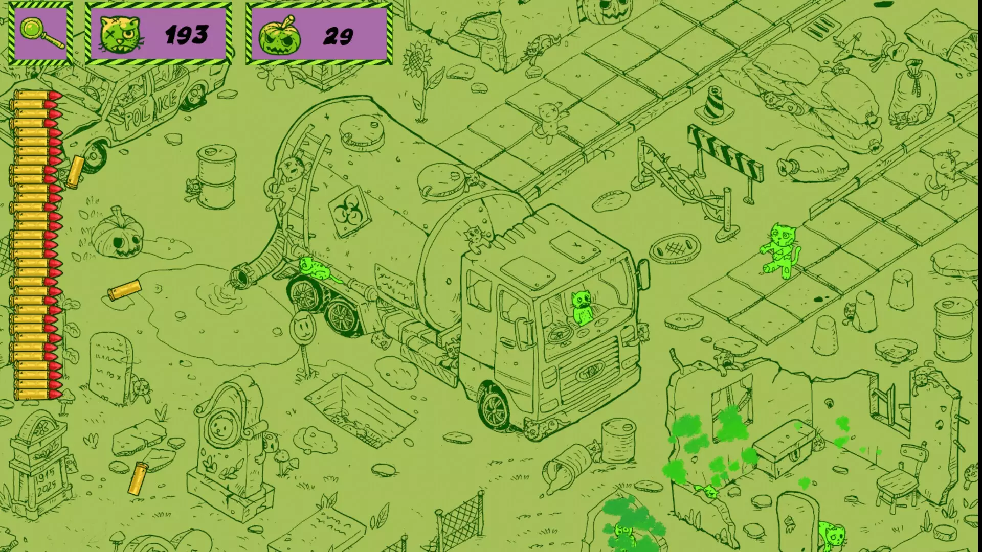 -Hidden Cats: Zombie Hunter-游戏截图-好玩游戏库