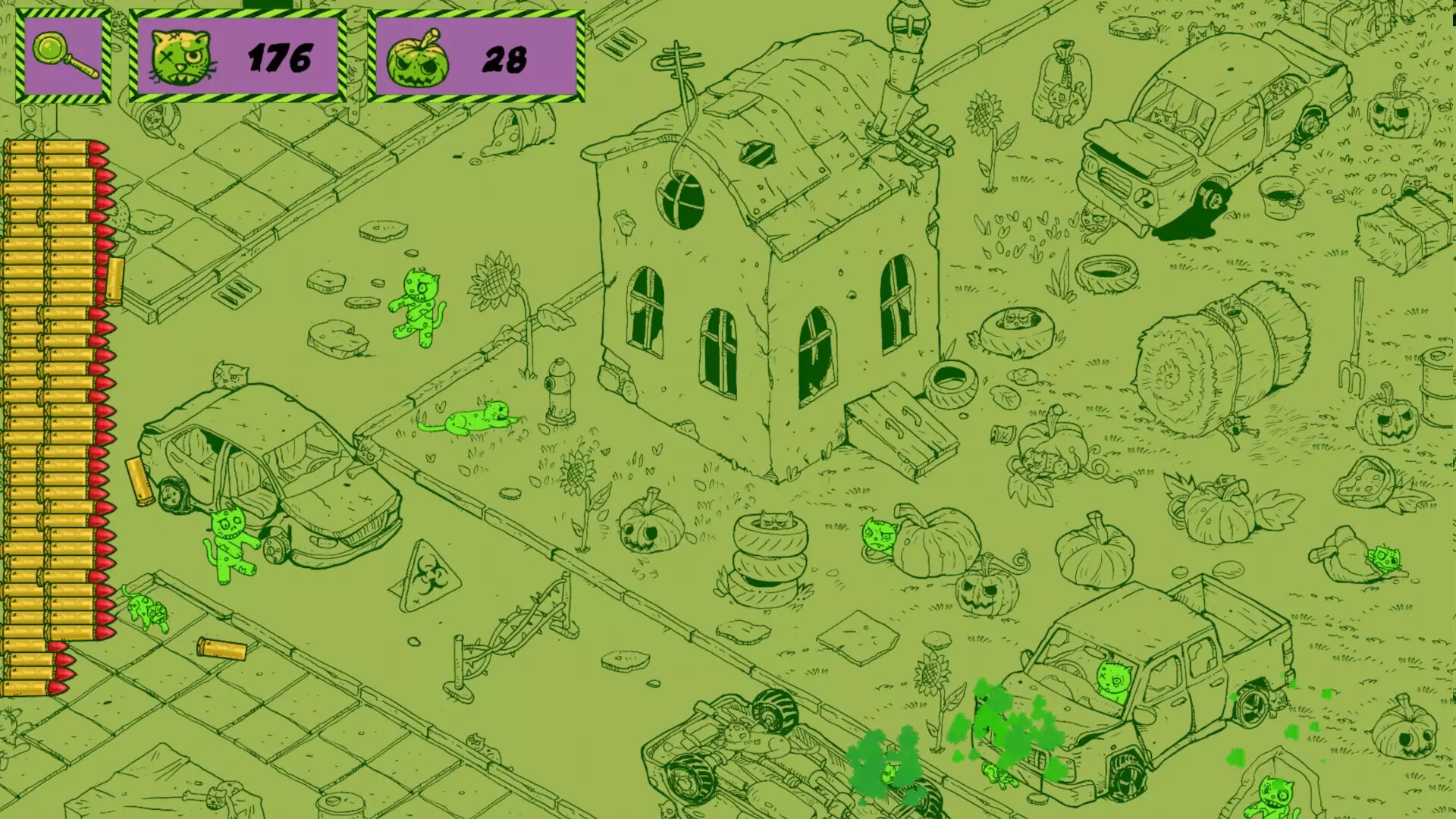 -Hidden Cats: Zombie Hunter-游戏截图-好玩游戏库