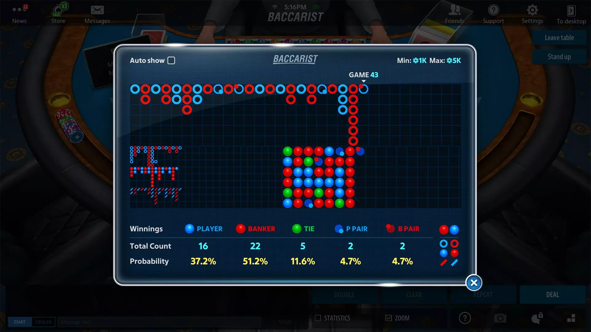 -Baccarat Online: Baccarist-游戏截图-好玩游戏库
