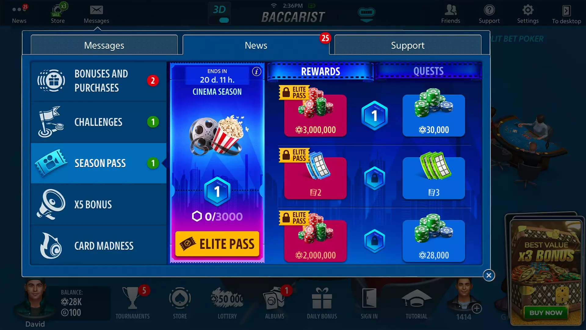 -Baccarat Online: Baccarist-游戏截图-好玩游戏库