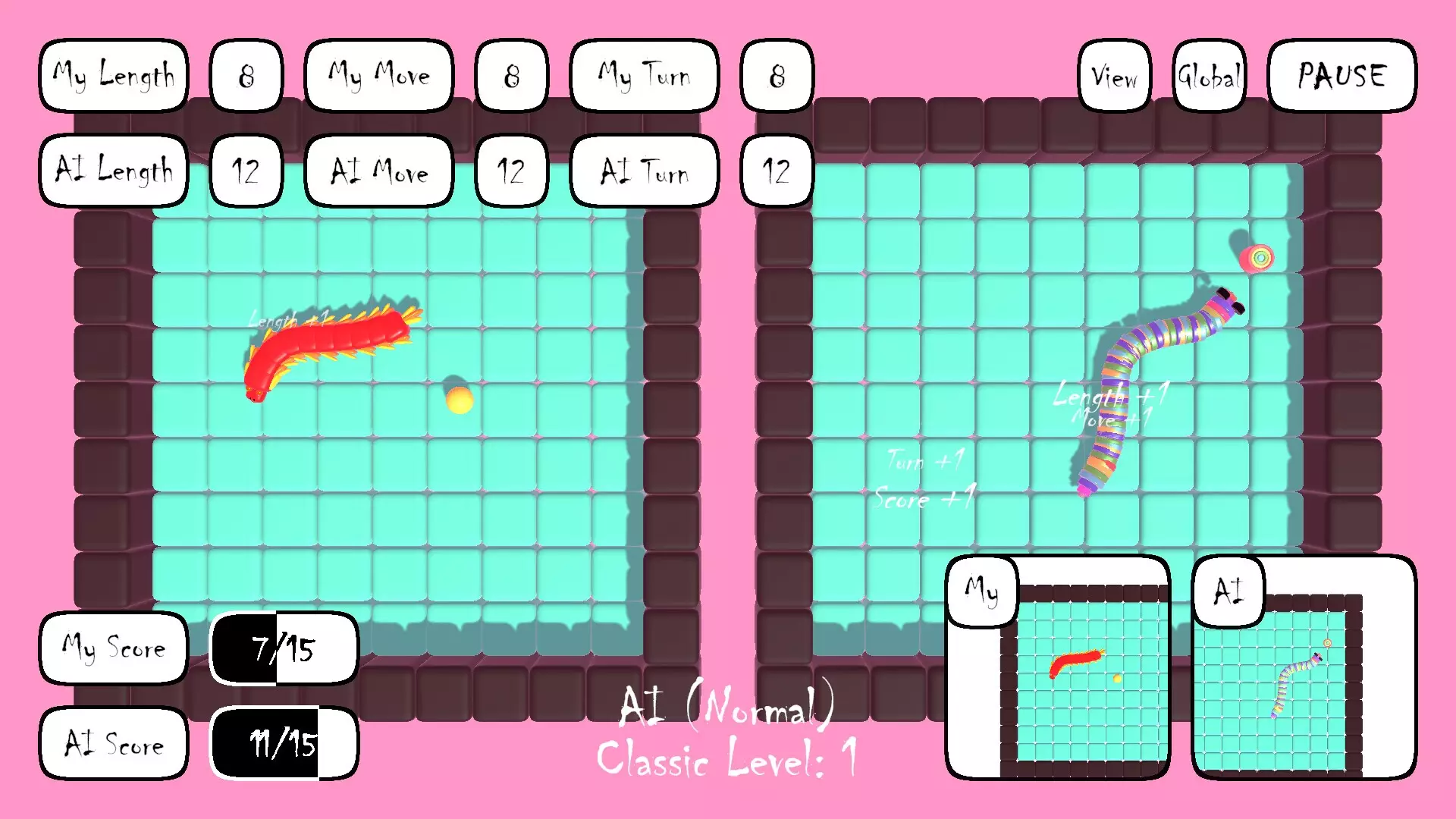 炫光灵蛇-AI Snake-游戏截图-好玩游戏库