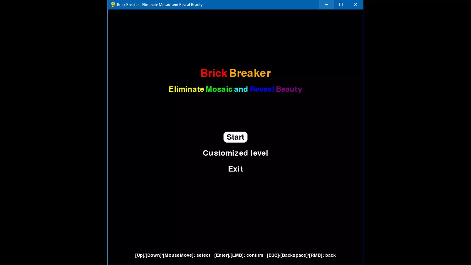 Brick Breaker: Eliminate Mosaic and Reveal Beauty 打砖块: 消除马赛克 揭开真面目