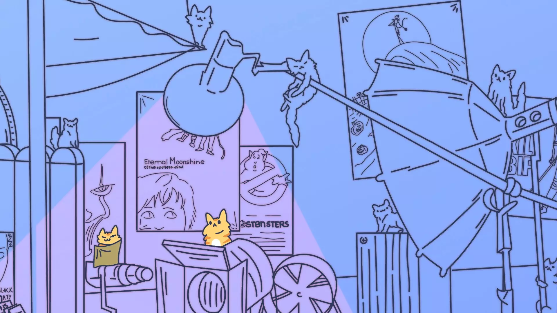 -Cats Visiting Cozy Art Studios-游戏截图-好玩游戏库