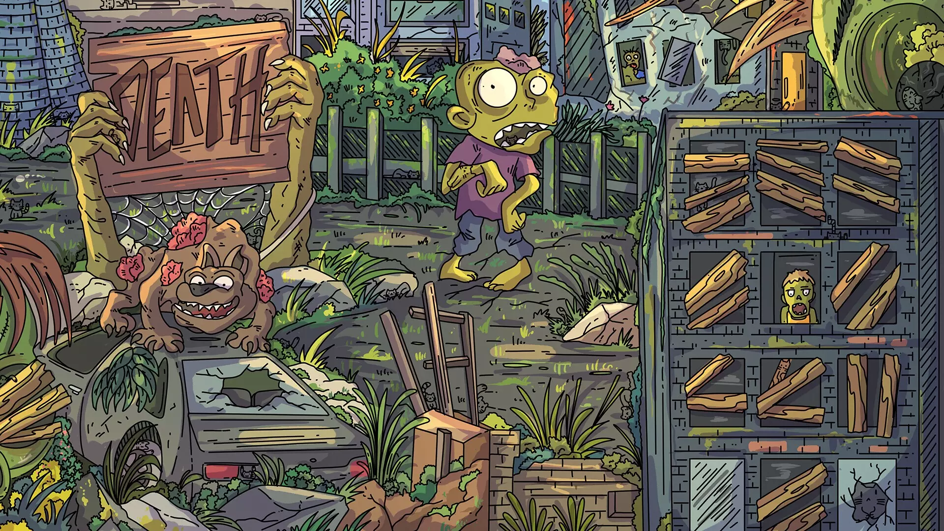 -100 Zombie Cats-游戏截图-好玩游戏库