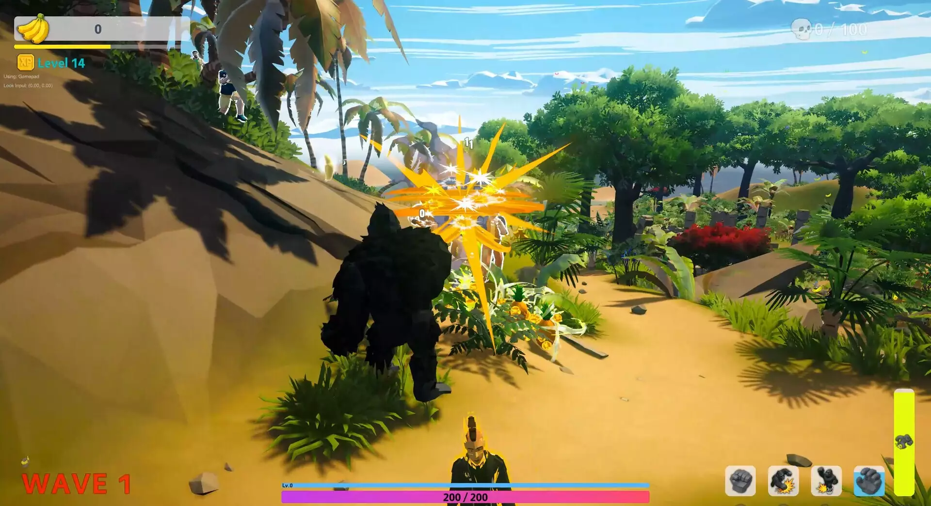 -The Showdown: Gorilla vs 100-游戏截图-好玩游戏库