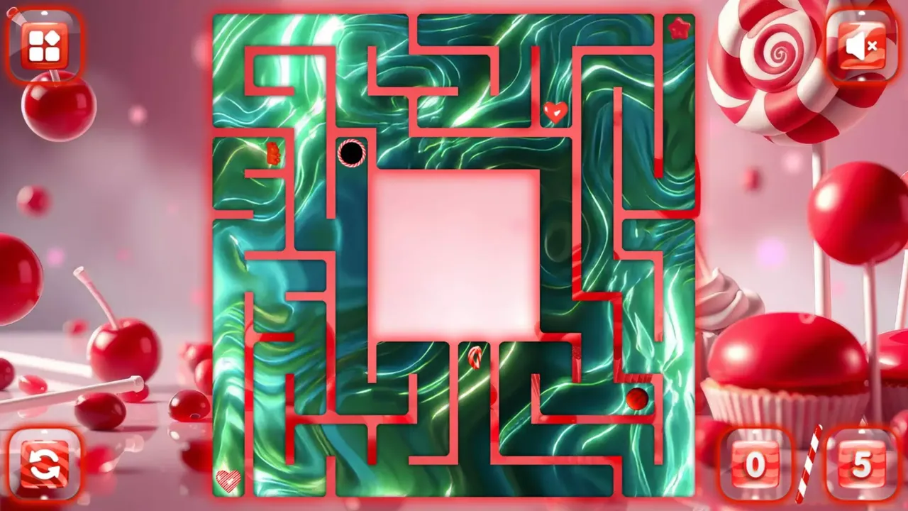 -Sweetie Candy Maze: Red Cherry-游戏截图-好玩游戏库