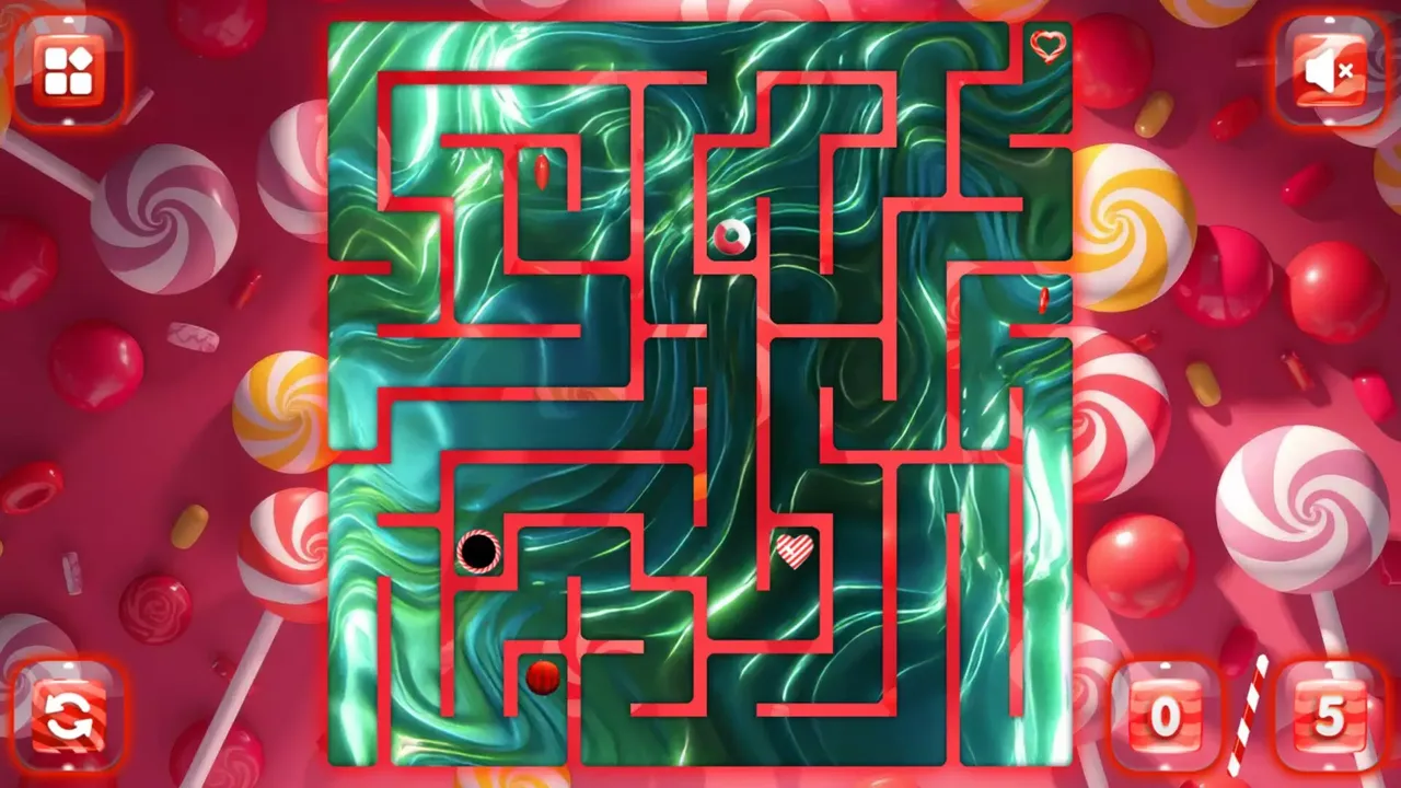 -Sweetie Candy Maze: Red Cherry-游戏截图-好玩游戏库