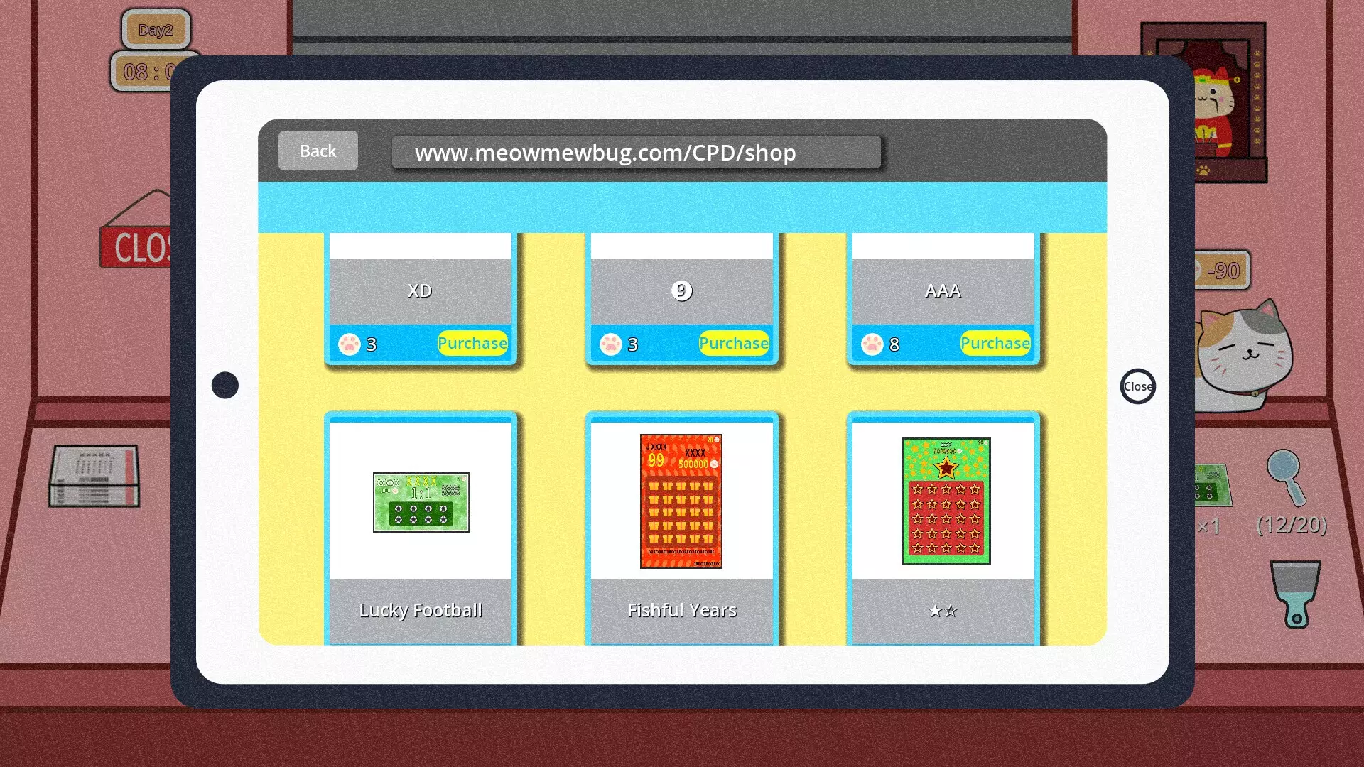 -Cat Lottery Shop-游戏截图-好玩游戏库