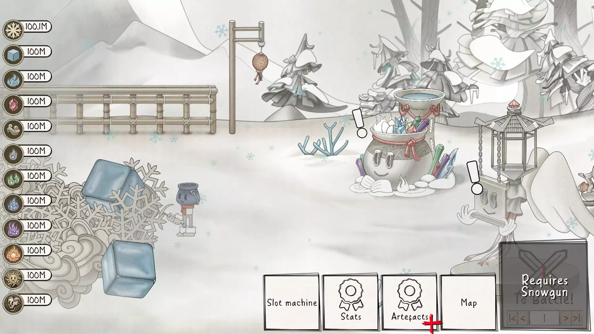 Paint The Snow – idle