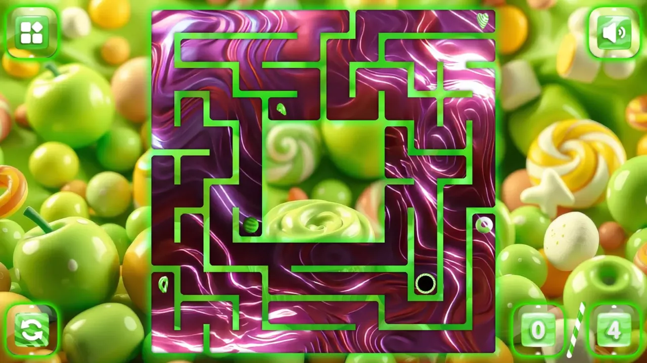 -Sweetie Candy Maze: Green Apple-游戏截图-好玩游戏库