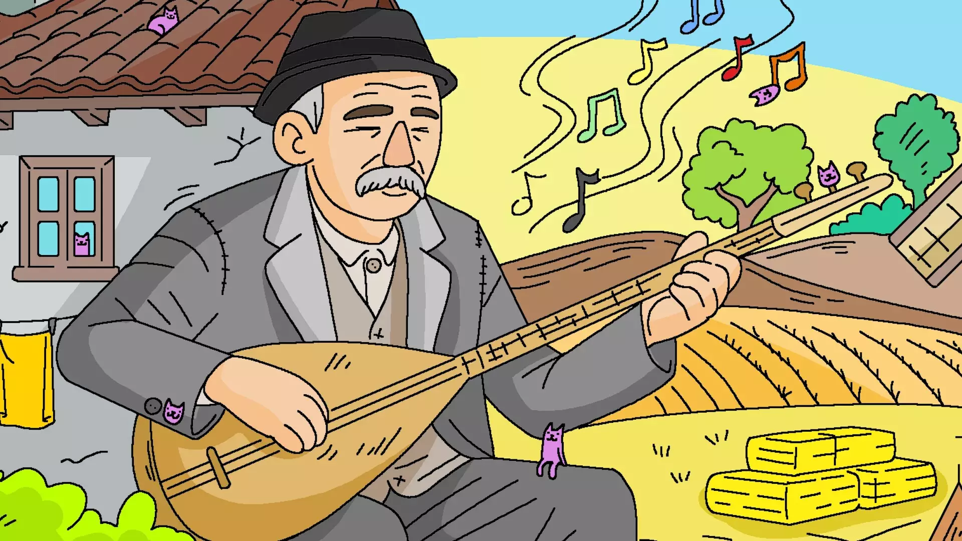 猫咪漫游：色彩奇旅-100 Cats Lost in Turkey Find & Color-游戏截图-好玩游戏库